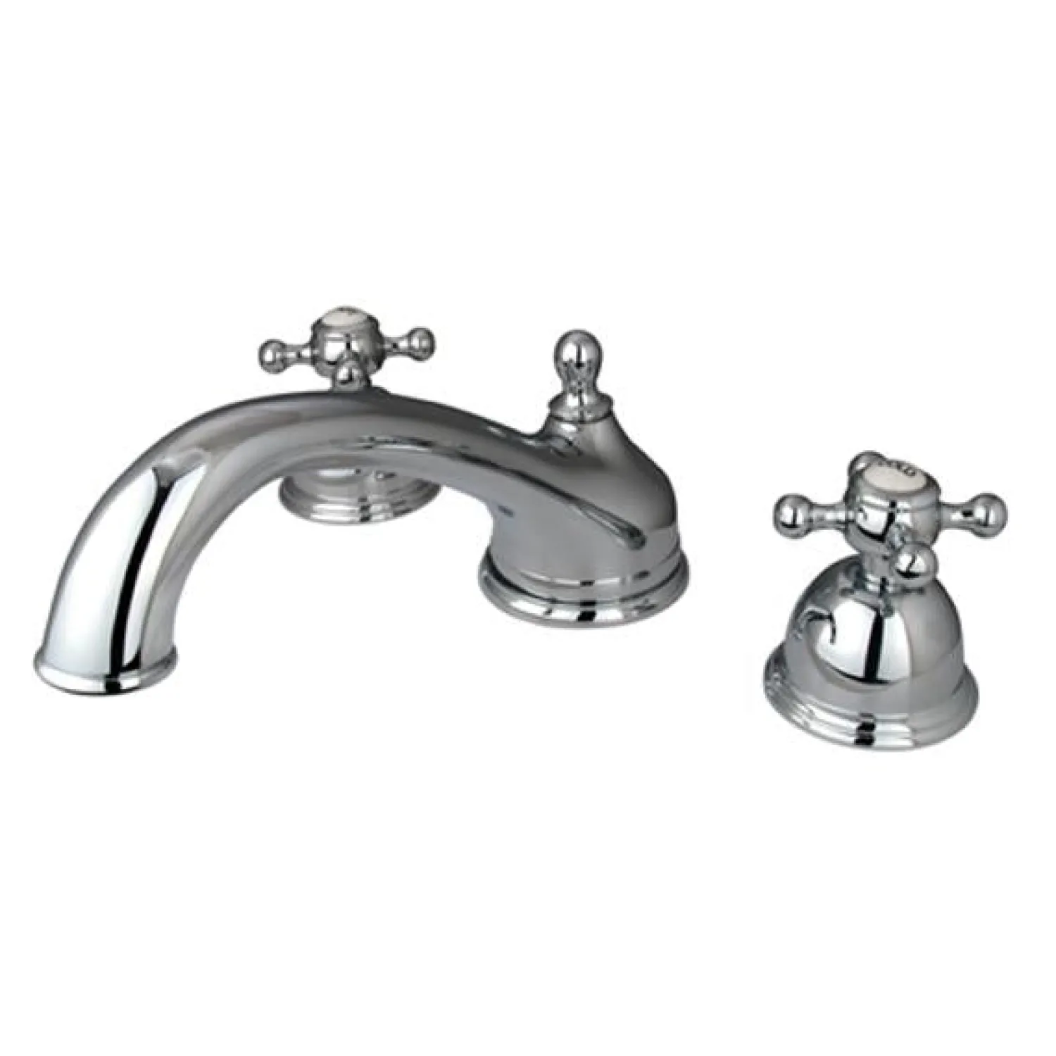 Hot Vintage Solid Brass Two Handle Roman Tub Filler Tub Faucets