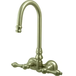Hot Vintage 3-3/8" Spread Wall Mount Clawfoot Tub Filler Faucet Tub Faucets
