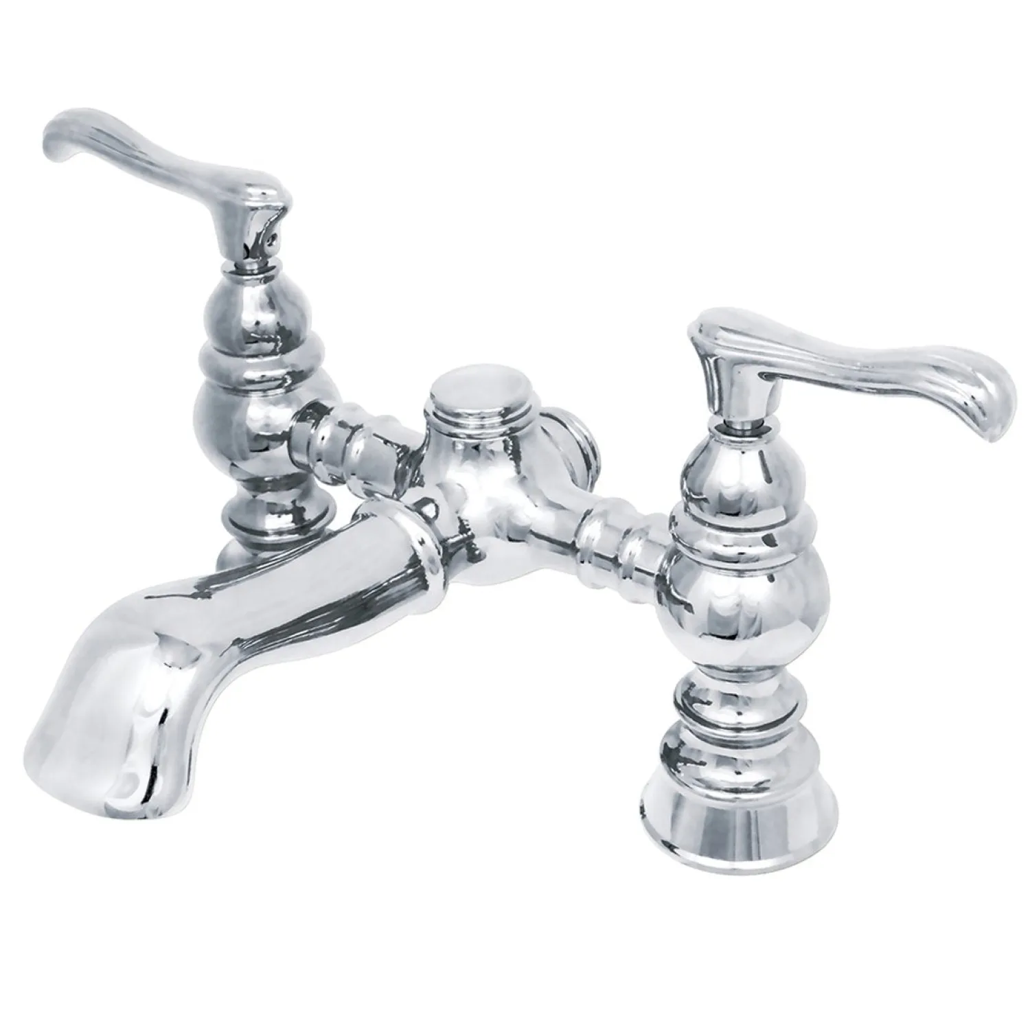 Hot Vintage 7" Spread Classic Deck Mount Clawfoot Tub Filler Tub Faucets