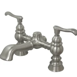 Hot Vintage 7" Spread Classic Deck Mount Clawfoot Tub Filler Tub Faucets