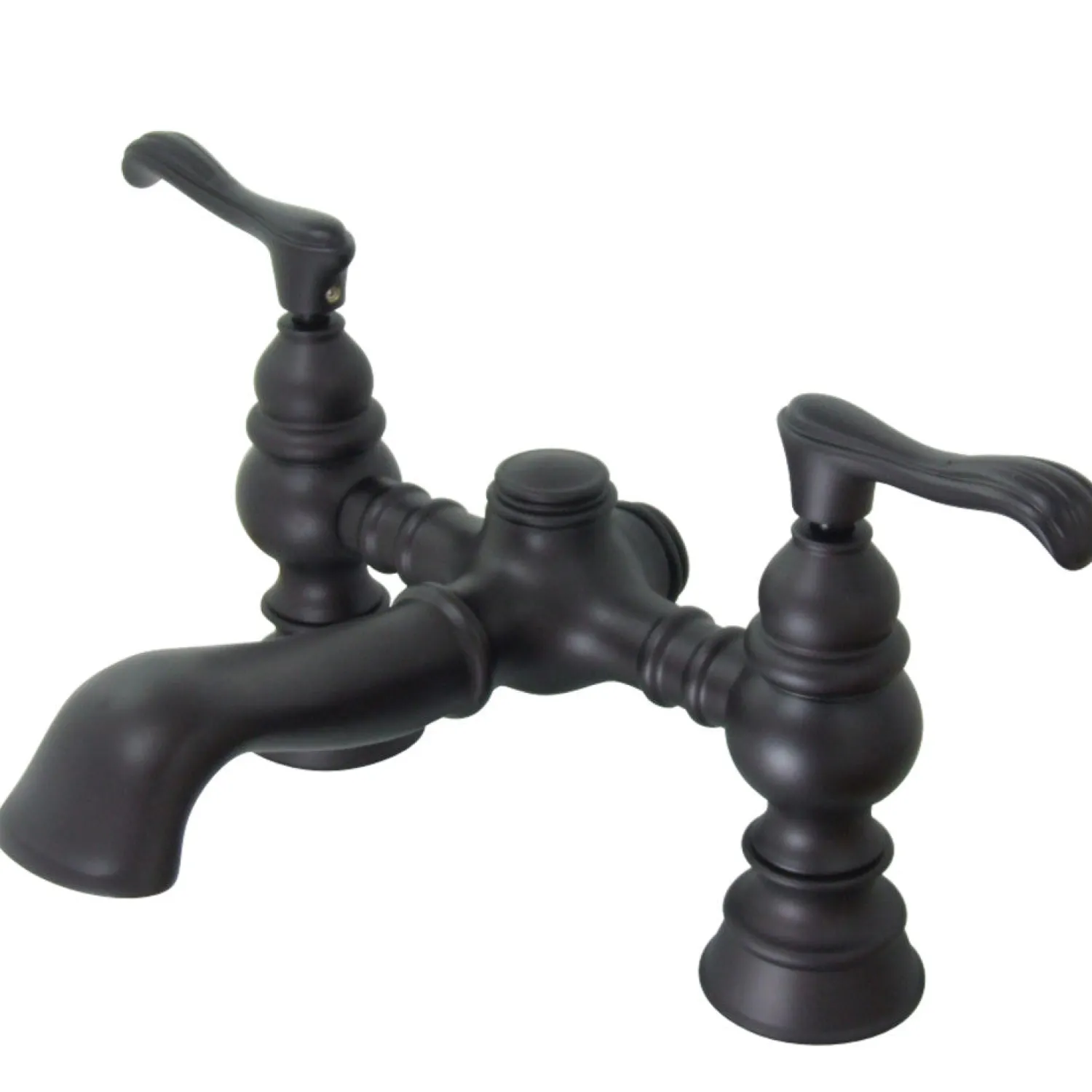 Hot Vintage 7" Spread Classic Deck Mount Clawfoot Tub Filler Tub Faucets