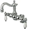Clearance Vintage 3-3/8" Spread Deck Mount Clawfoot Tub Filler Tub Faucets