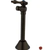 Best Vintage 1/2" Sweat, 3/8" OD Compression with 5" Extension Angle Shut-off Valve Toilet Parts