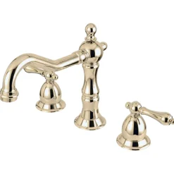 Sale Vintage Three-Hole 8 to 16-Inch Widespread Bathroom Faucet 8" Widespread