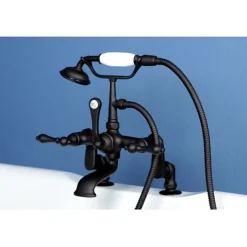 Sale Vintage 3" to 12" Deck Mount Clawfoot Tub Filler Faucet with Hand Shower Tub Faucets