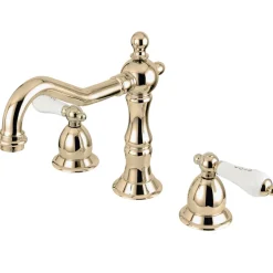 Outlet Vintage 8 to 16-Inch Widespread Three-Hole Bathroom Faucet 8