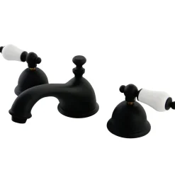 Clearance Vintage 8 to 16-Inch Widespread Deck Mount Bathroom Faucet 8" Widespread