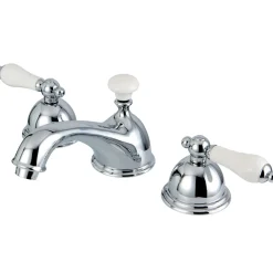 Clearance Vintage 8 to 16-Inch Widespread Deck Mount Bathroom Faucet 8