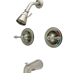 Clearance Vintage Tub and Shower Faucet with Two Handle Tub & Shower Sets