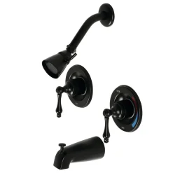 Clearance Vintage Twin Handles Tub Shower Faucet Tub & Shower Sets