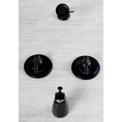 Clearance Vintage Twin Handles Tub Shower Faucet Tub & Shower Sets