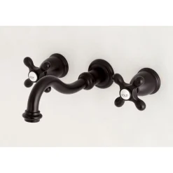 Sale Vintage Two-Handle Wall Mount Bathroom Faucet Wall Mount