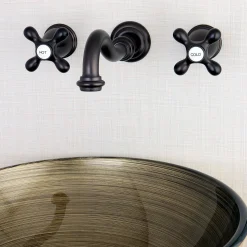 Sale Vintage Two-Handle Wall Mount Bathroom Faucet Wall Mount