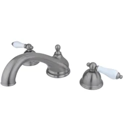 Hot Vintage Two Handle Solid Brass Roman Tub Filler Tub Faucets