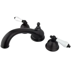 Hot Vintage Two Handle Solid Brass Roman Tub Filler Tub Faucets