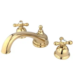 Sale Vintage Two Handle Three Hole Roman Tub Filler Tub Faucets