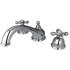 Sale Vintage Two Handle Three Hole Roman Tub Filler Tub Faucets