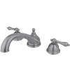 Clearance Vintage Two Handle Roman Tub Filler in Satin Nickel Tub Faucets