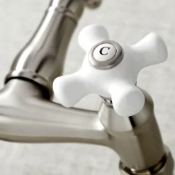 Clearance Vintage Wall Mount 6-Inch Adjustable Center Kitchen Faucet Wall Mounted Kitchen Faucets