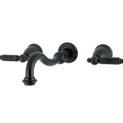 Sale Vintage Wall Mount Two-Handle Bathroom Faucet Wall Mount