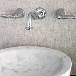 Sale Vintage Wall Mount Two-Handle Bathroom Faucet Wall Mount