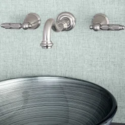 Sale Vintage Wall Mount Two-Handle Bathroom Faucet Wall Mount