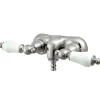 Outlet Vintage Wall Mount Clawfoot 3-3/8" Tub Filler Tub Faucets