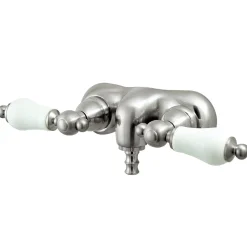 Outlet Vintage Wall Mount Clawfoot 3-3/8" Tub Filler Tub Faucets
