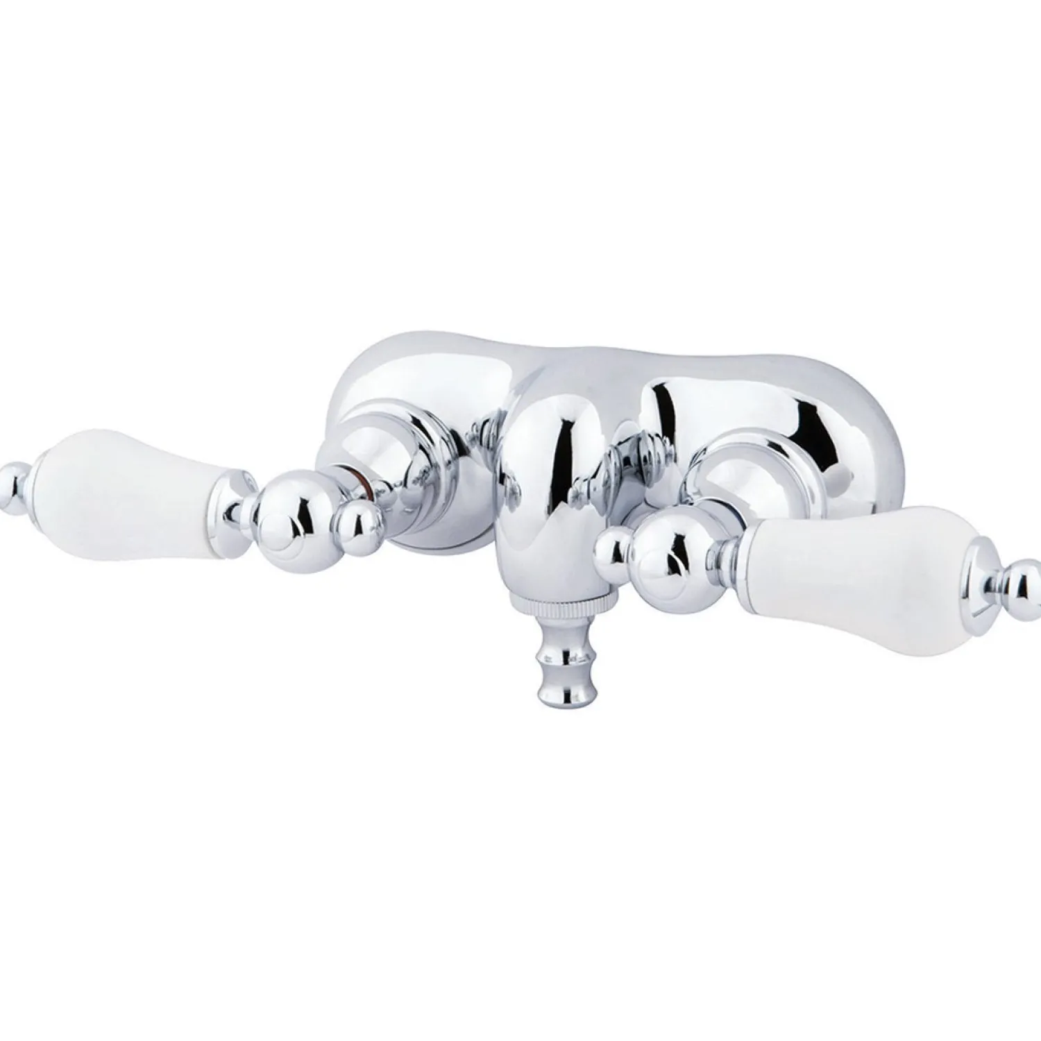 Outlet Vintage Wall Mount Clawfoot 3-3/8" Tub Filler Tub Faucets