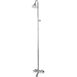 Hot Vintage Wall Mount Clawfoot Tub and Shower Package Tub Faucets