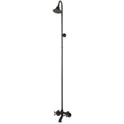 Hot Vintage Wall Mount Clawfoot Tub and Shower Package Tub Faucets