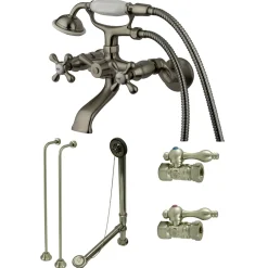 Outlet Vintage Wall Mount Clawfoot Tub Package Tub Faucets