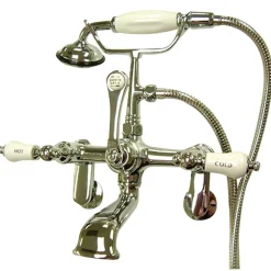 Sale Vintage Wall Mount Clawfoot Tub Filler Faucet with Hand Shower Tub Faucets