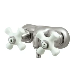 Discount Vintage 3-3/8" Wall Mount Clawfoot Tub Filler Faucet Tub Faucets