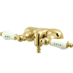 Discount Vintage Wall Mount Clawfoot Tub Filler with 3-3/8" Centers Tub Faucets
