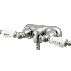 Discount Vintage Wall Mount Clawfoot Tub Filler with 3-3/8" Centers Tub Faucets