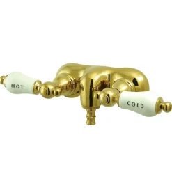 Discount Vintage Wall Mount Clawfoot Tub Filler with 3-3/8