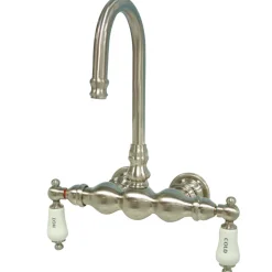 Sale Vintage Wall Mount Clawfoot Tub Filler Faucet with 3-3/8" Centers Tub Faucets