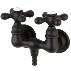 Hot Vintage Wall Mount 3-3/8" Brass Clawfoot Tub Filler Tub Faucets