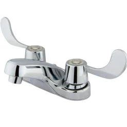 Clearance Vista Handle 4" Centerset Lavatory Faucet with Grid Strainer 4" Center Set