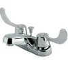 Discount Vista Handle 4" Centerset Lavatory Faucet with plastic Pop-up 4" Center Set