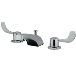 Best Vista Handle 8" to 16" Widespread Lavatory Faucet with Brass Pop-up 8" Widespread