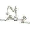 Hot Wall Mount 8" Centerset Kitchen Faucet Wall Mounted Kitchen Faucets