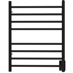 New Wall Mount Hardwired or Plug-In Towel Warmer in Matte Black Towel Warmers|Towel Warmers