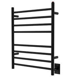 New Wall Mount Hardwired or Plug-In Towel Warmer in Matte Black Towel Warmers|Towel Warmers