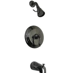 Water Onyx NB3630AL Pressure Balanced Tub and Shower Faucet with Metal Lever Handle Tub & Shower Sets