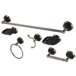 Water Onyx 6-Piece Bathroom Accessory Set Accessory Packages