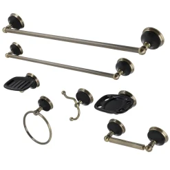 Water Onyx 7-Piece Bathroom Accessory Set Accessory Packages