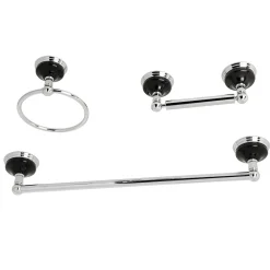 Sale Water Onyx 3-Piece 26.75" Bathroom Accessory Set Accessory Packages