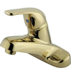 Best Water Saving Chatham Centerset Lavatory Faucet with Single Lever Handles 4" Center Set